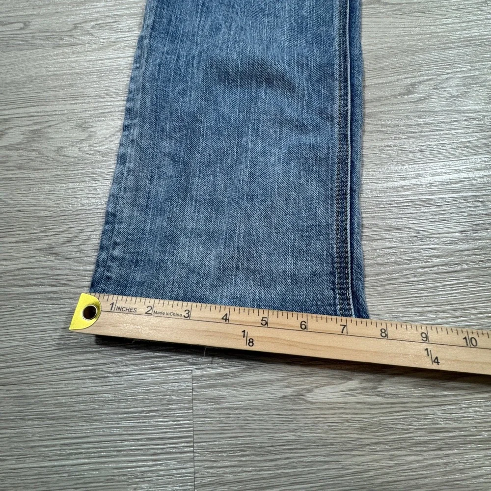 Silver Jeans Co Men Eddie Relaxed Straight‎ Leg Medium Wash Distressed 34x34